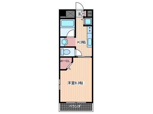 ラピュタすぎの物件間取画像